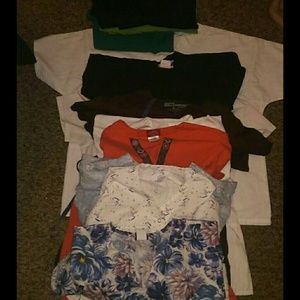 Scrub tops and bottoms